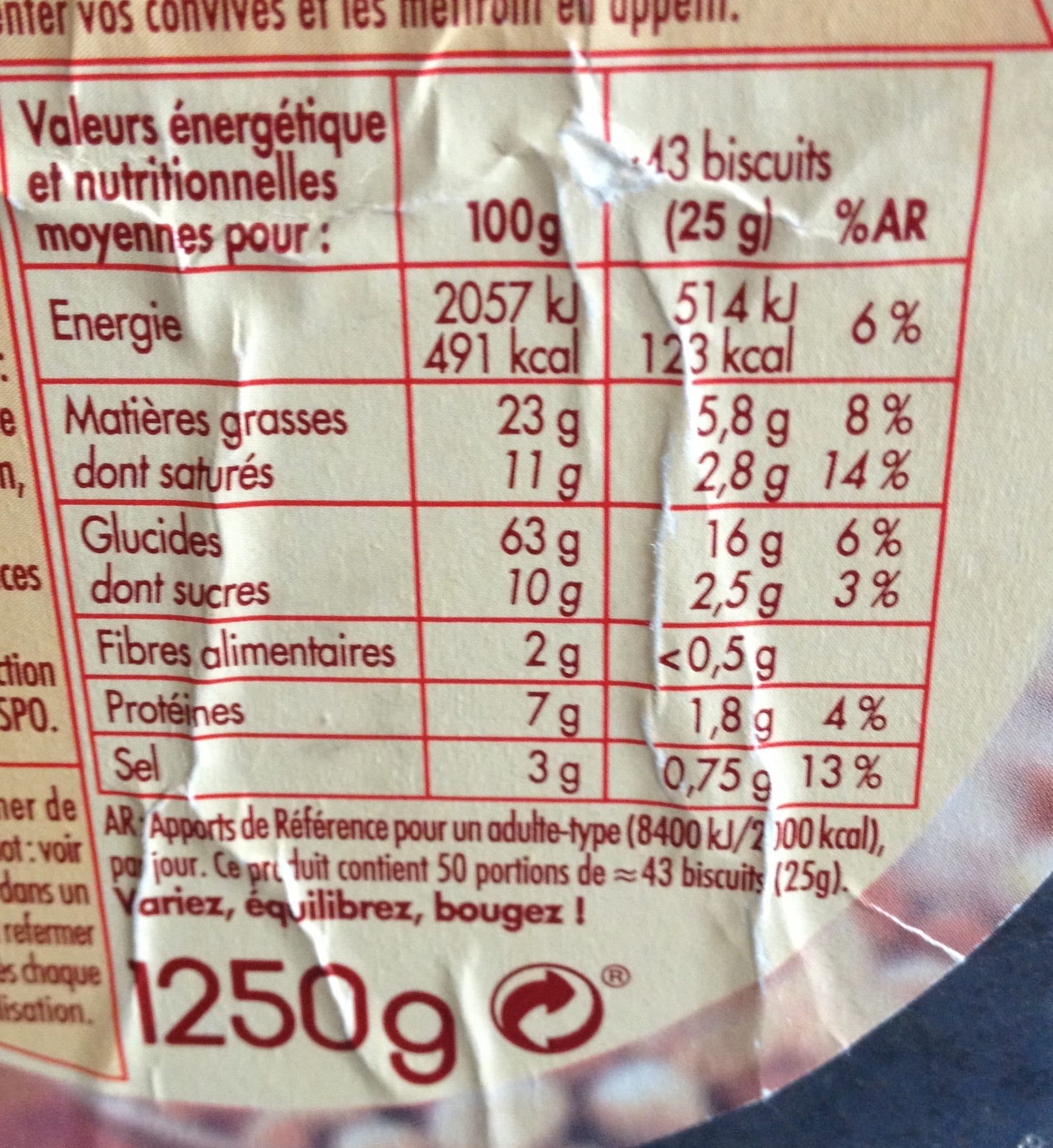 Carrefour Assortiment biscuits salés packshot