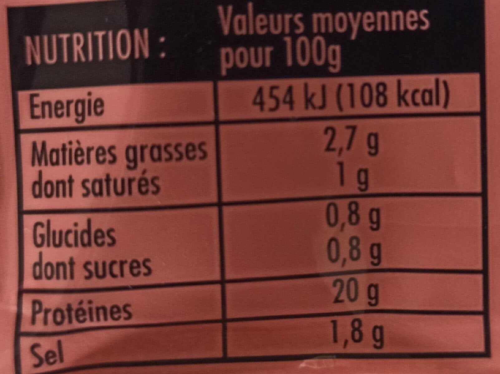 Carrefour Jambon cuit supérieur decouenné degraissé packshot