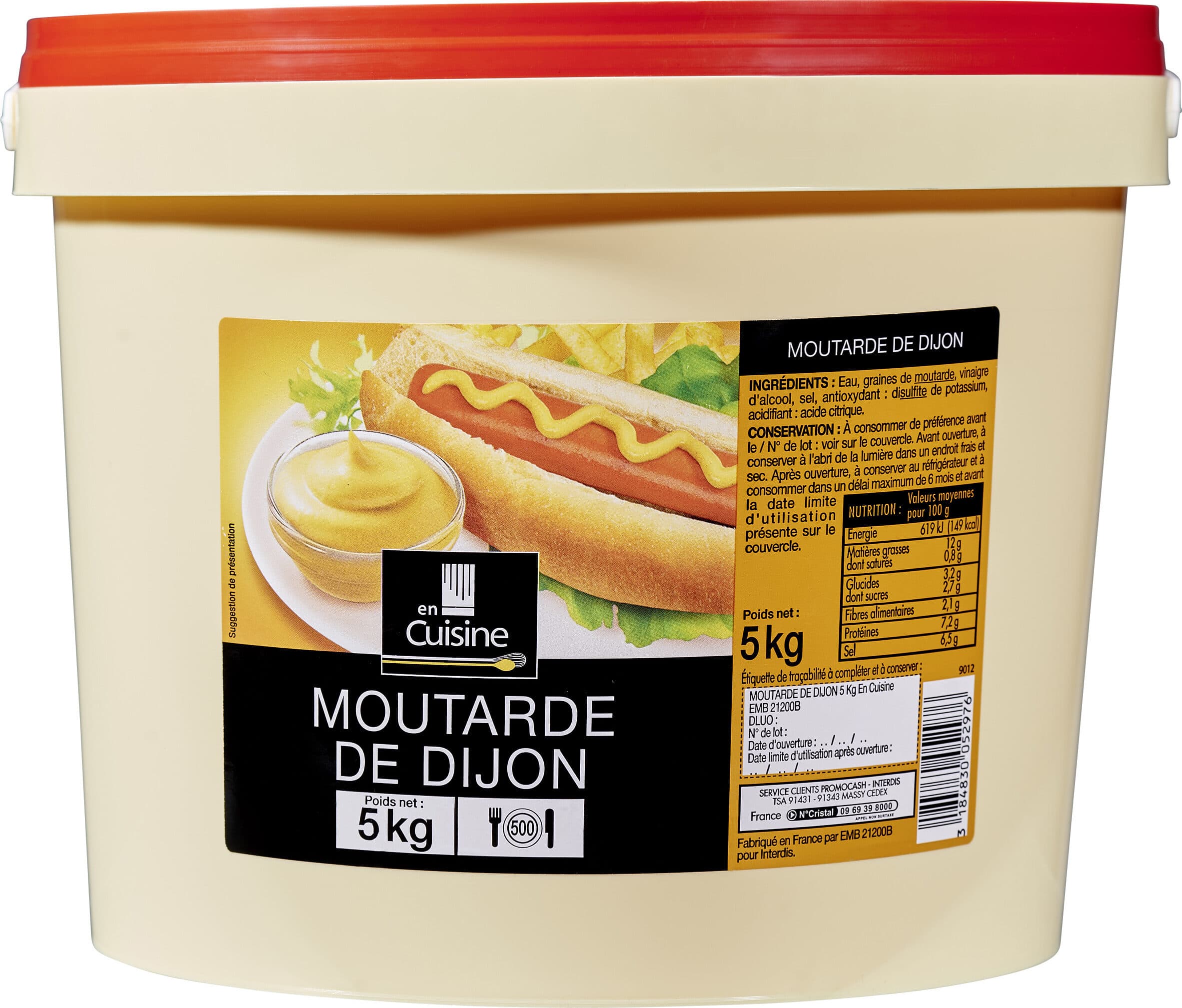 Carrefour Moutarde de Dijon packshot