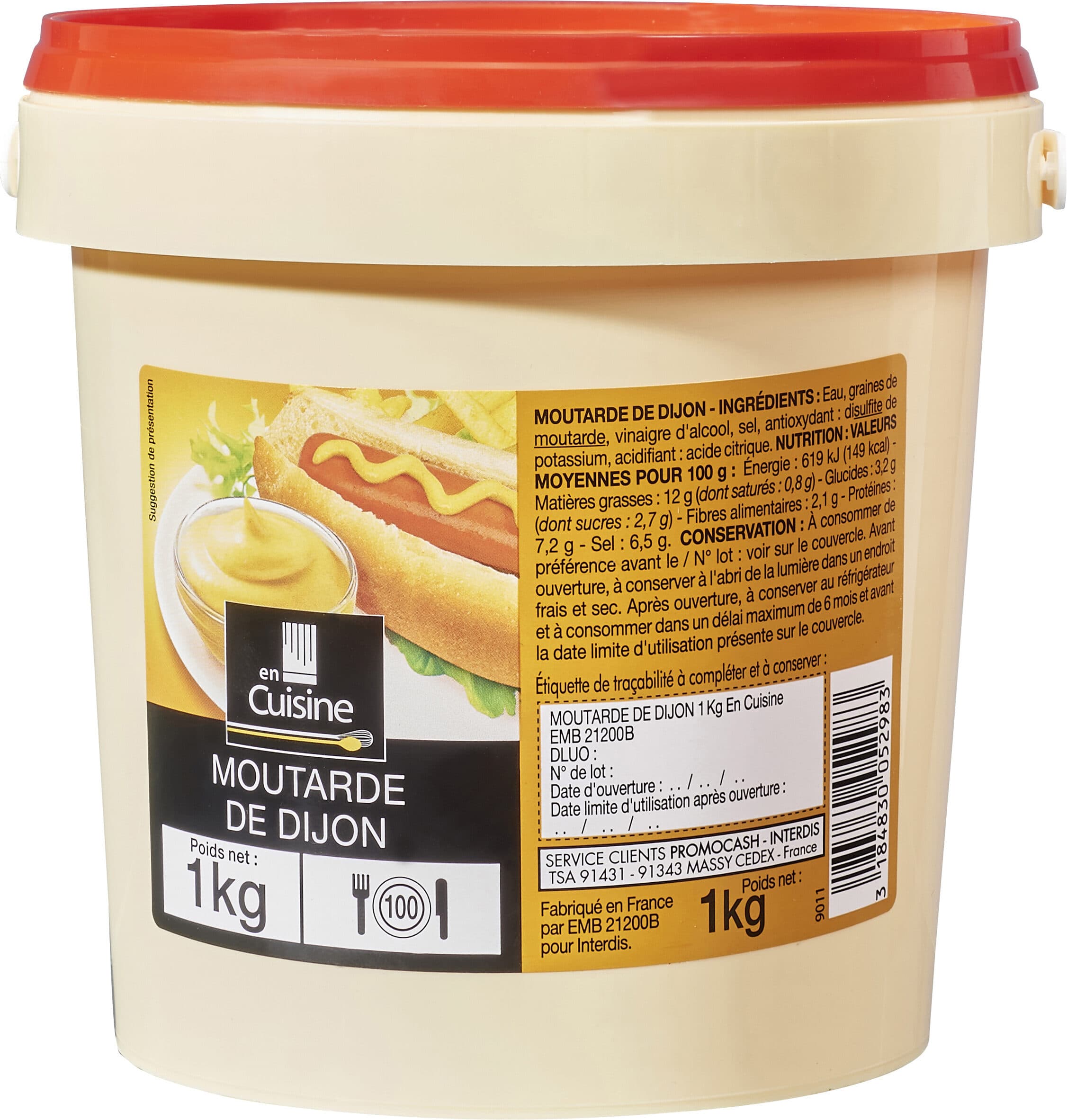 Carrefour Moutarde de Dijon packshot