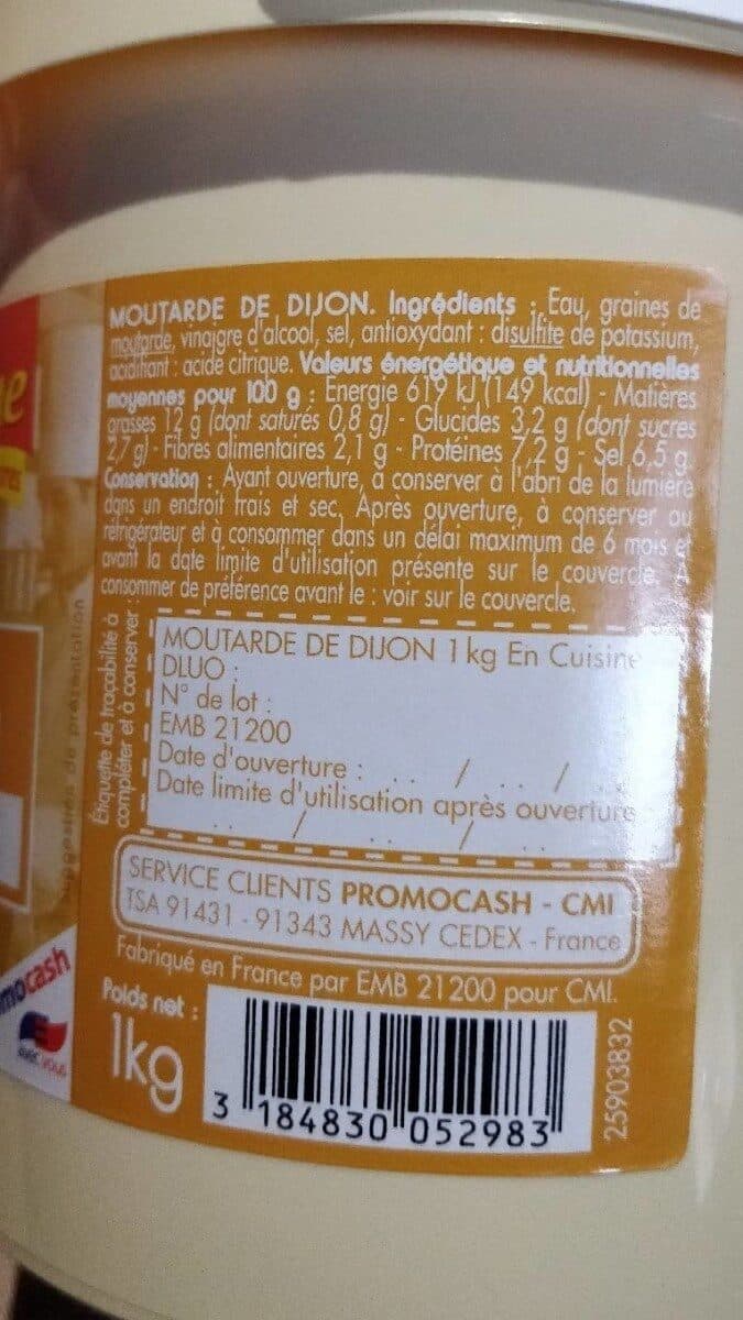 Carrefour Moutarde de Dijon packshot