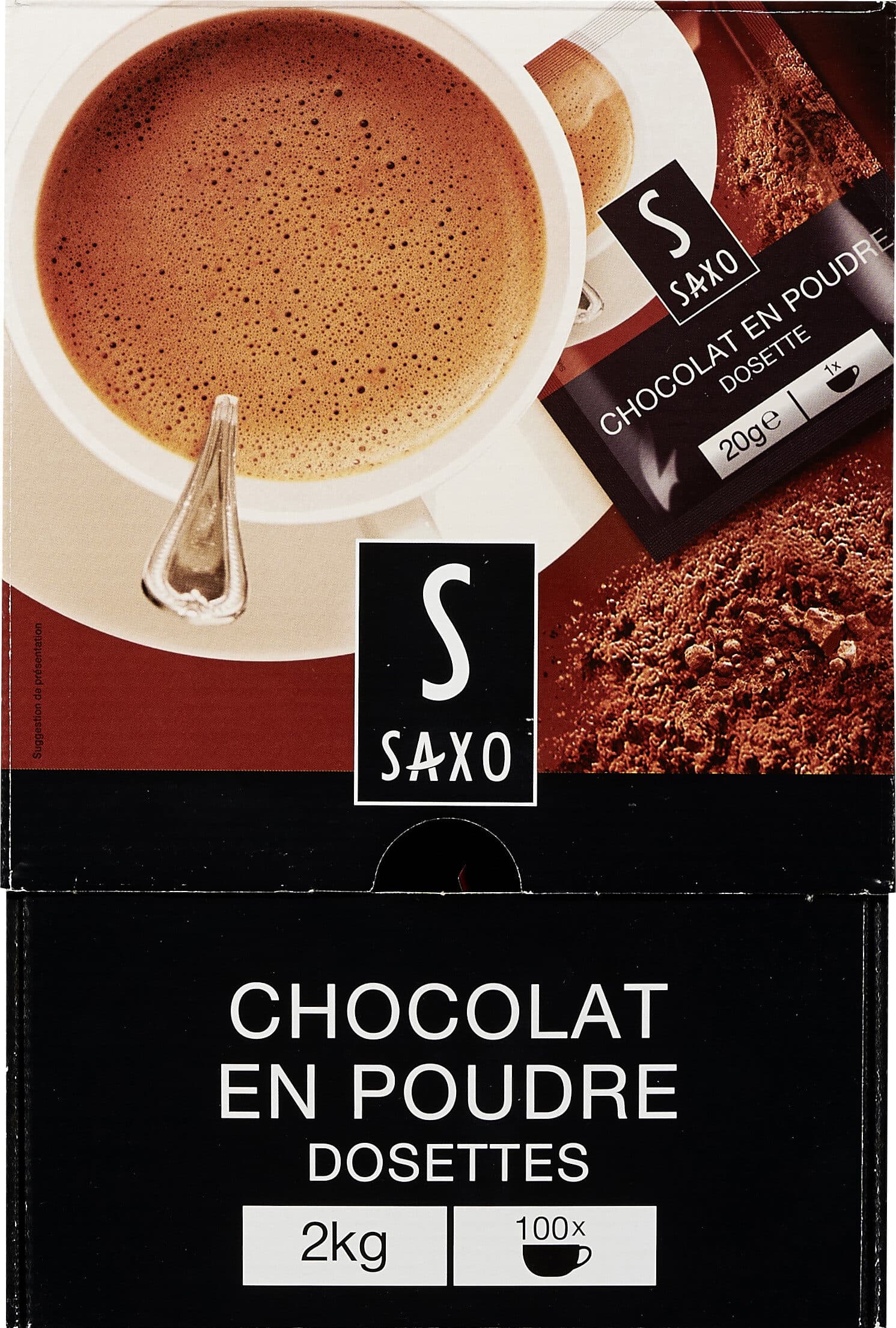 Saxo 100 Doses de Chocolat en Poudre packshot