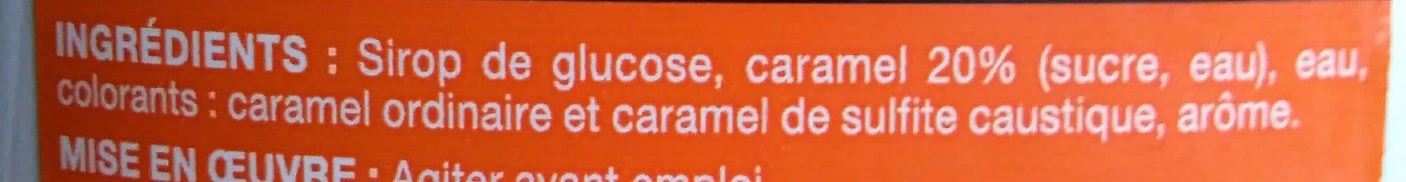 Carrefour Nappage dessert parfum caramel packshot