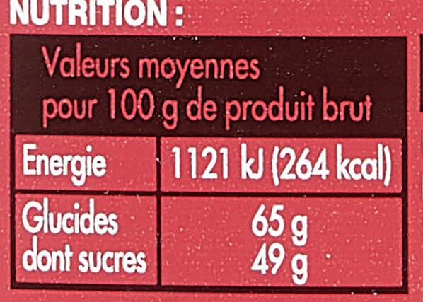 Carrefour Nappage dessert parfum fraise packshot