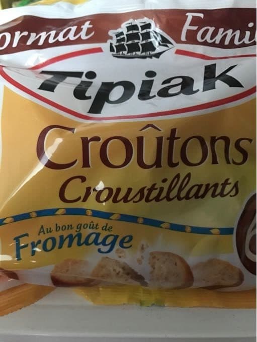 Tipiak Croûtons croustillants fromage packshot