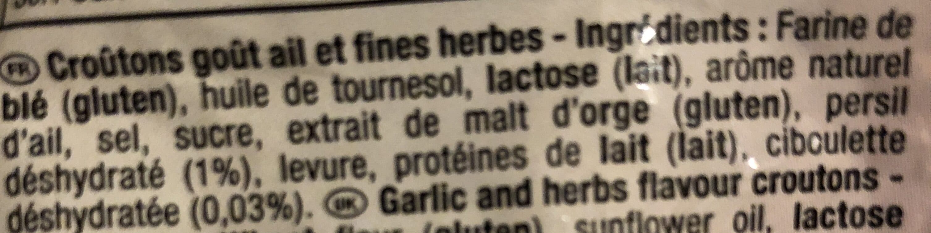Tipiak Croûtons croustillants ail et fines herbes packshot