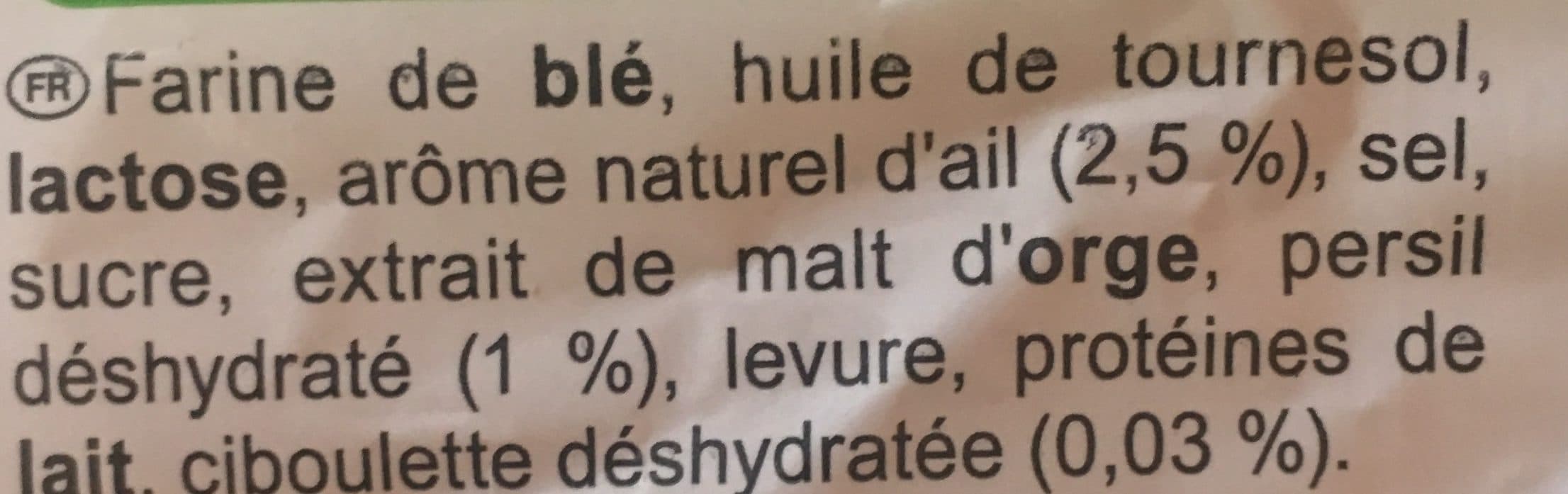 Open Food Facts Croutons salades gout ail et fines herbes packshot