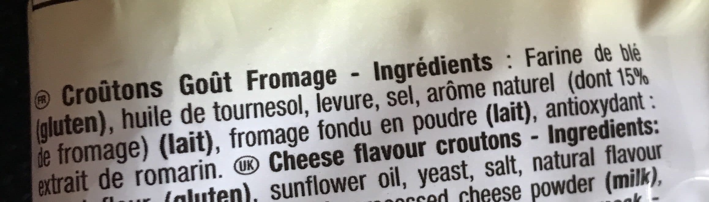 Tipiak Croûtons croustillants goût fromage packshot