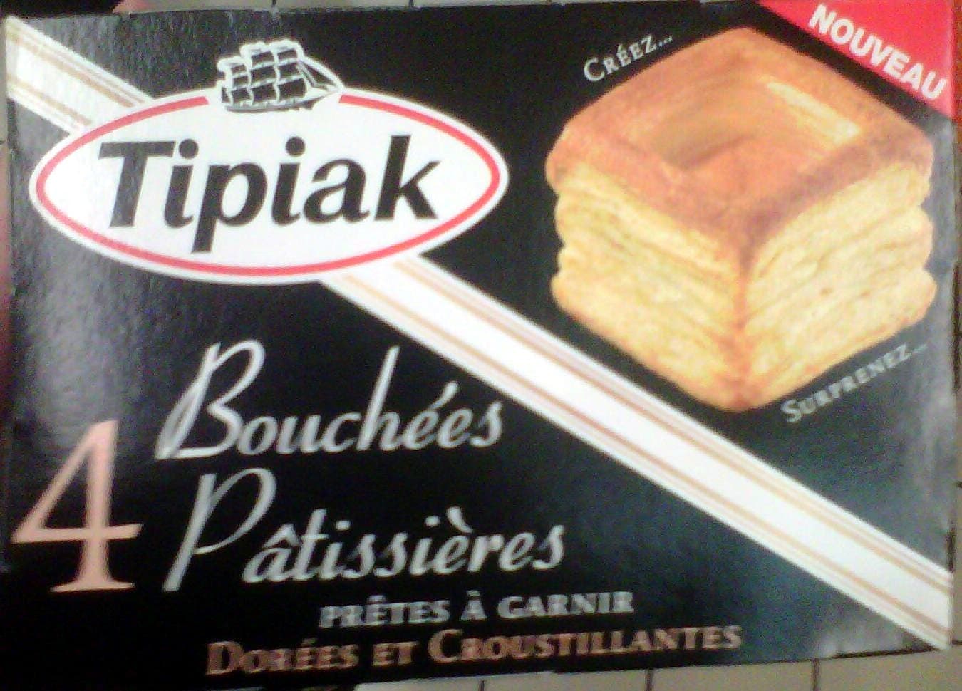 Tipiak 4 Bouchées Pâtissières packshot