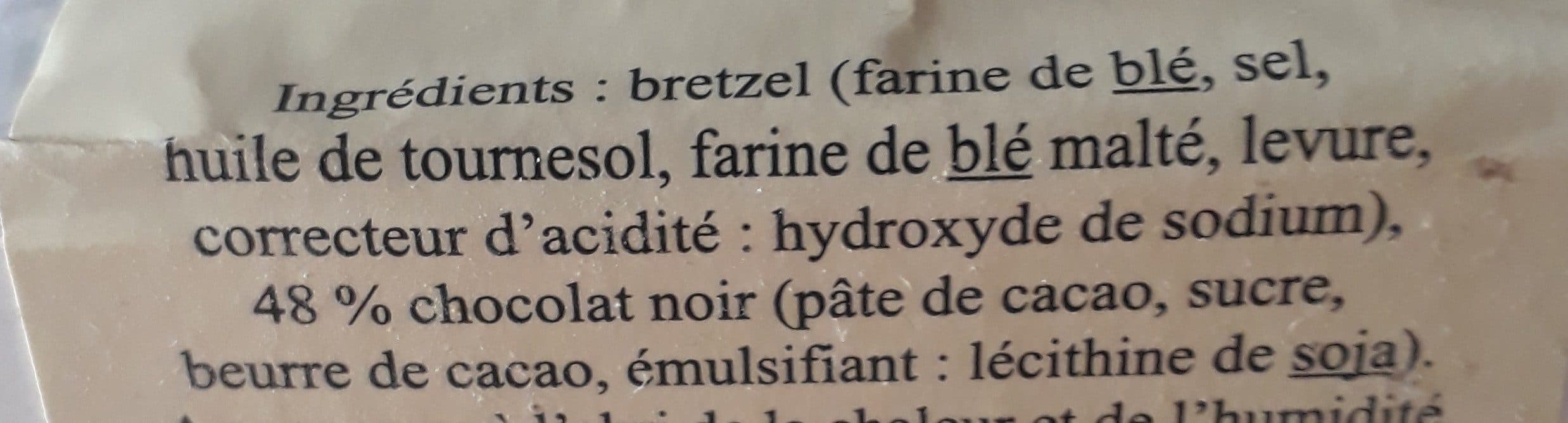 Boehli Sachet bretzels au chocolat noir packshot