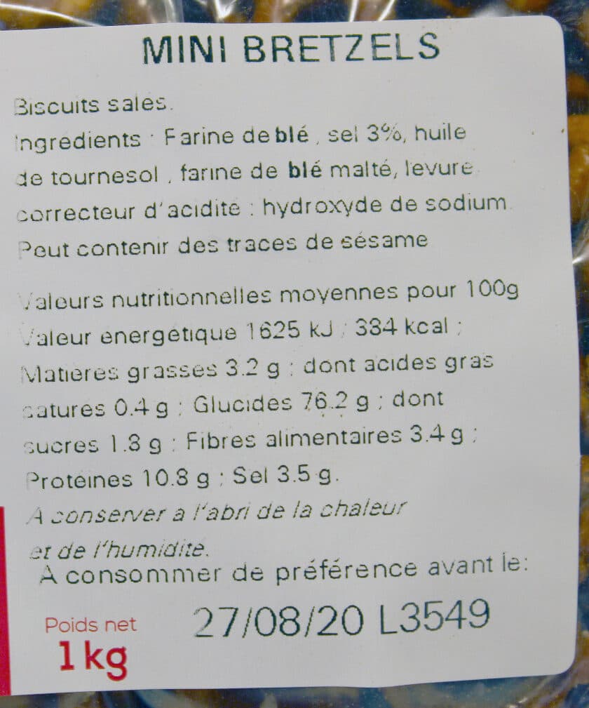 Boehli Sachet vrac Mini Bretzels packshot