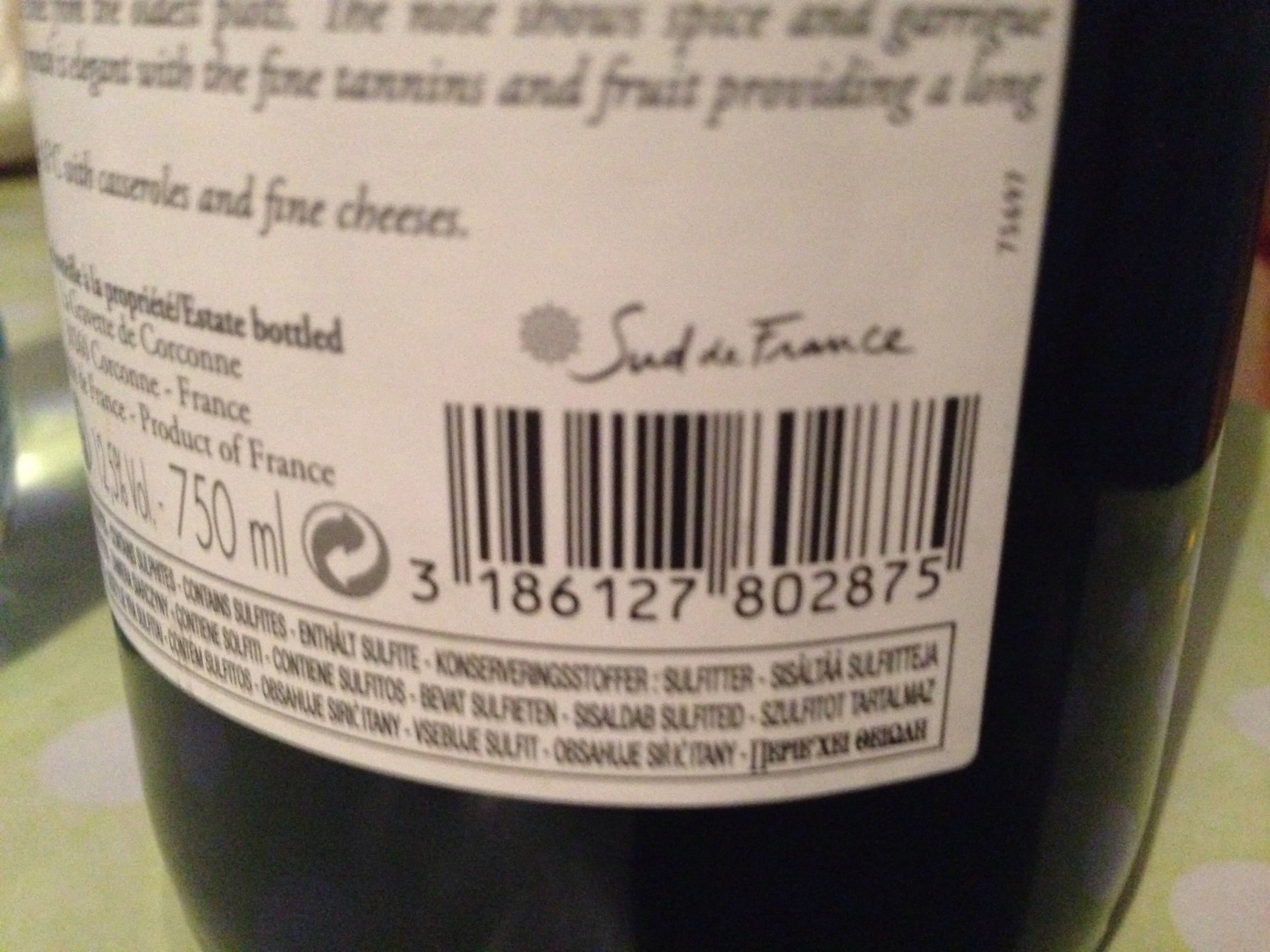 La Gravette de Corconne Pic Saint Loup packshot
