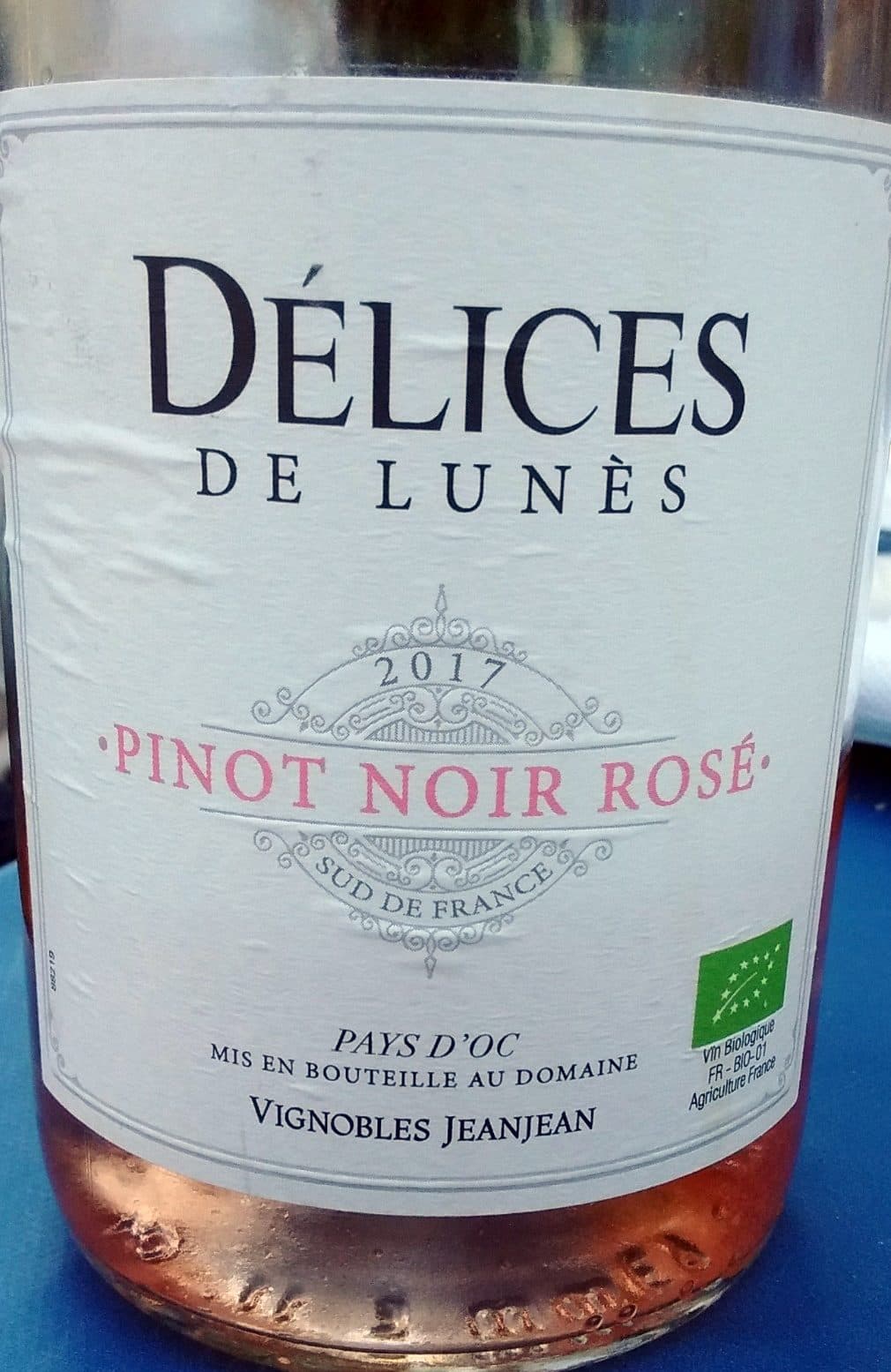 Vignobles Jeanjean Délices de Lunès 2017 packshot