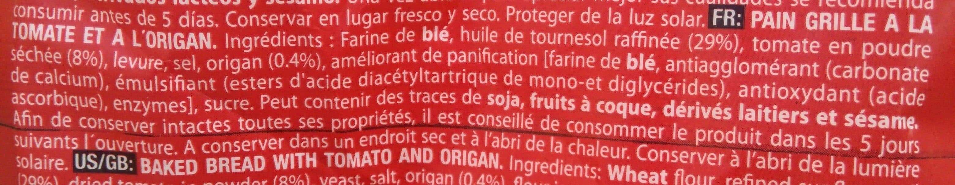 Open Food Facts Pan con tomate packshot