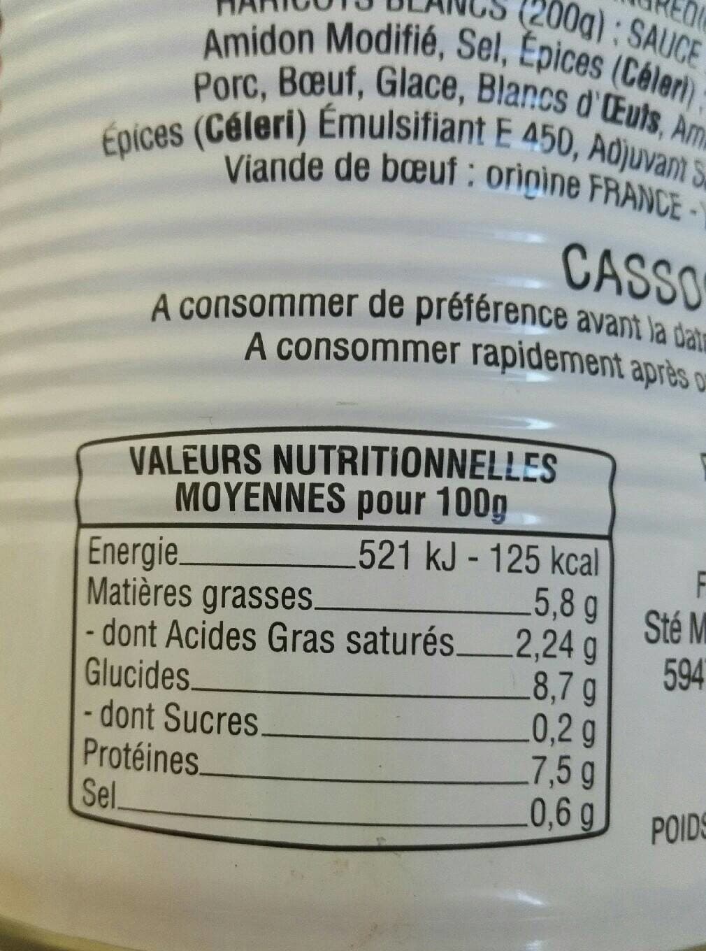 Timo 1 / 2 Cassoulet Timo packshot