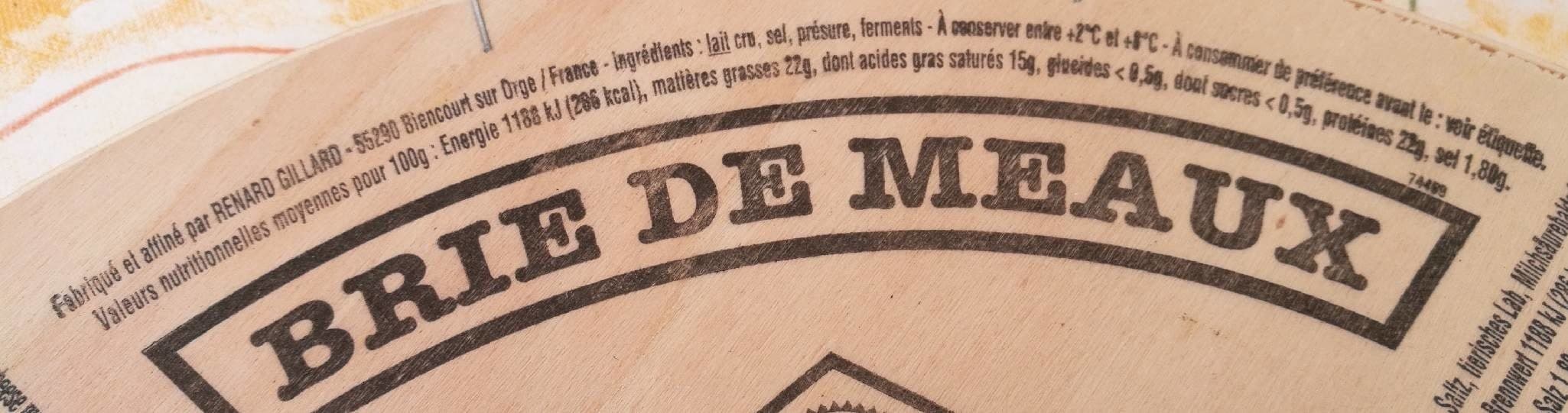 Open Food Facts Brie de meaux packshot