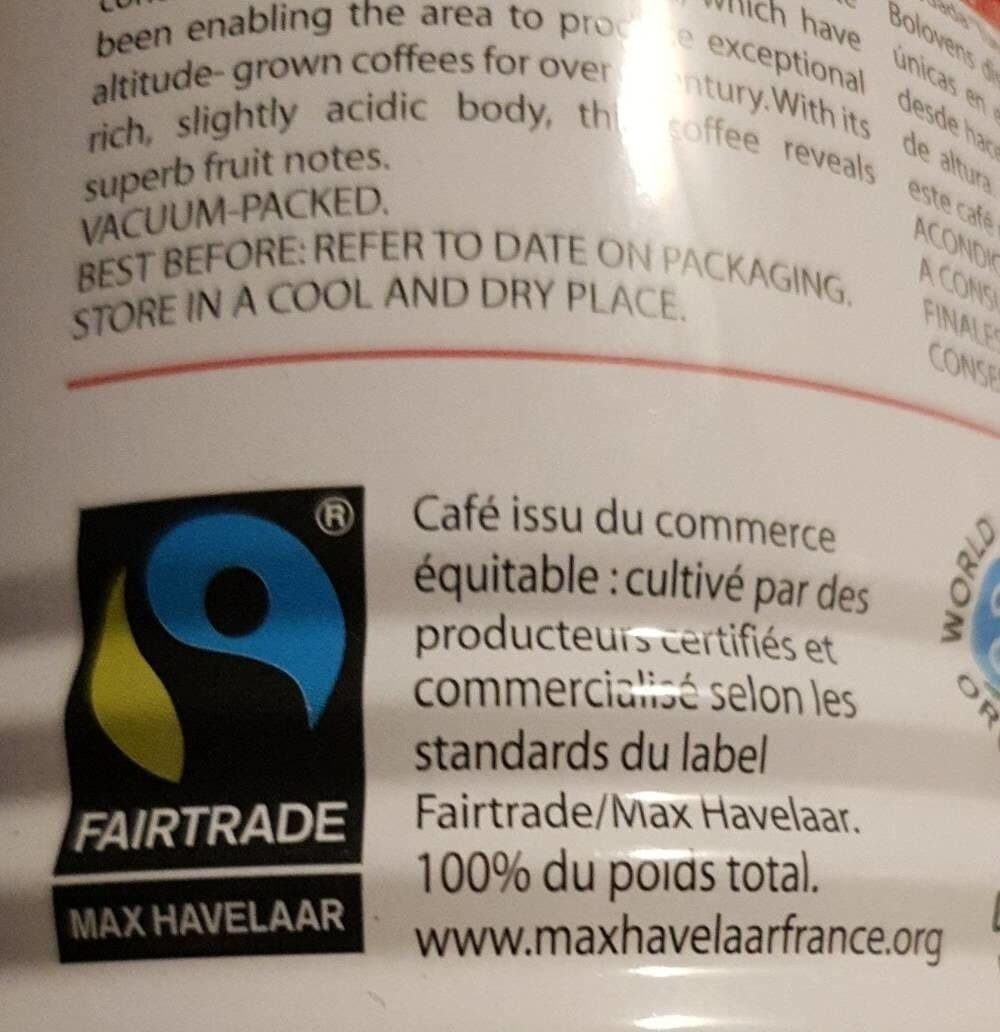 Malongo CAFE GRAIN LAOS BIO/CE 500G packshot