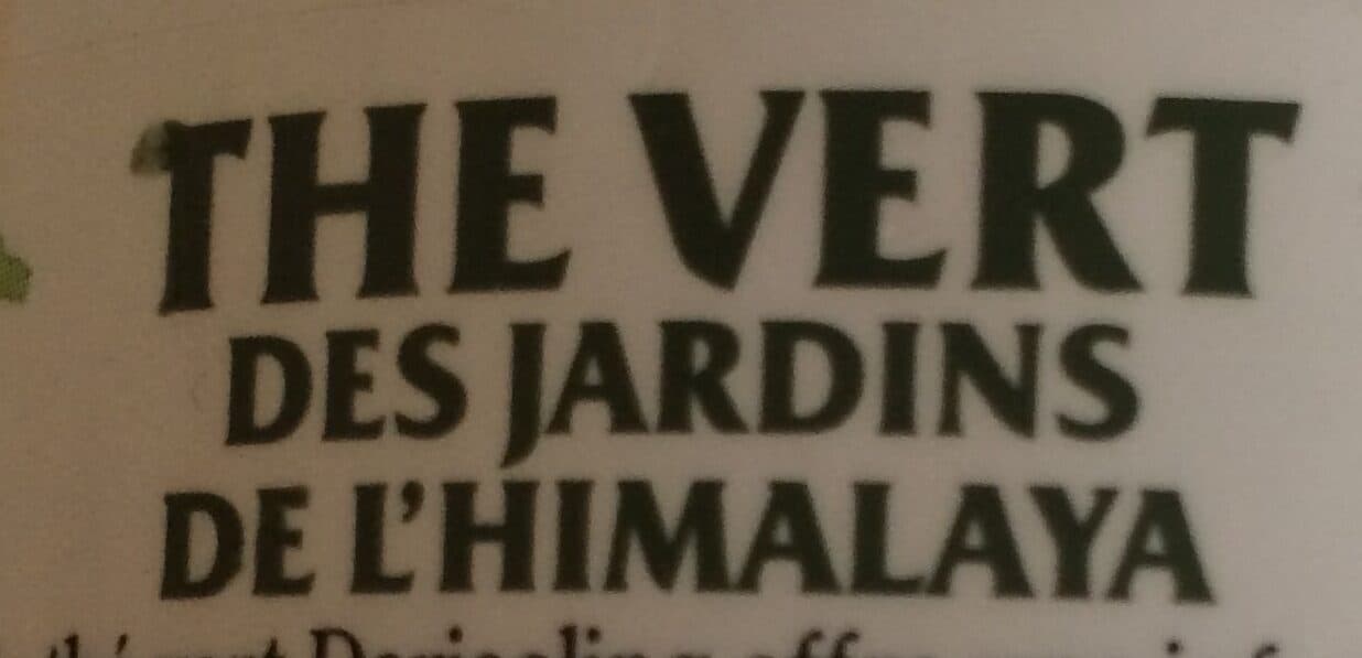 Teching Thé vert des jardins de l'Himayala packshot