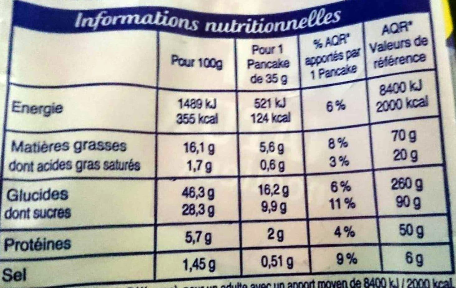 Brioche Pasquier 10 Pancakes Nature et Moelleux packshot