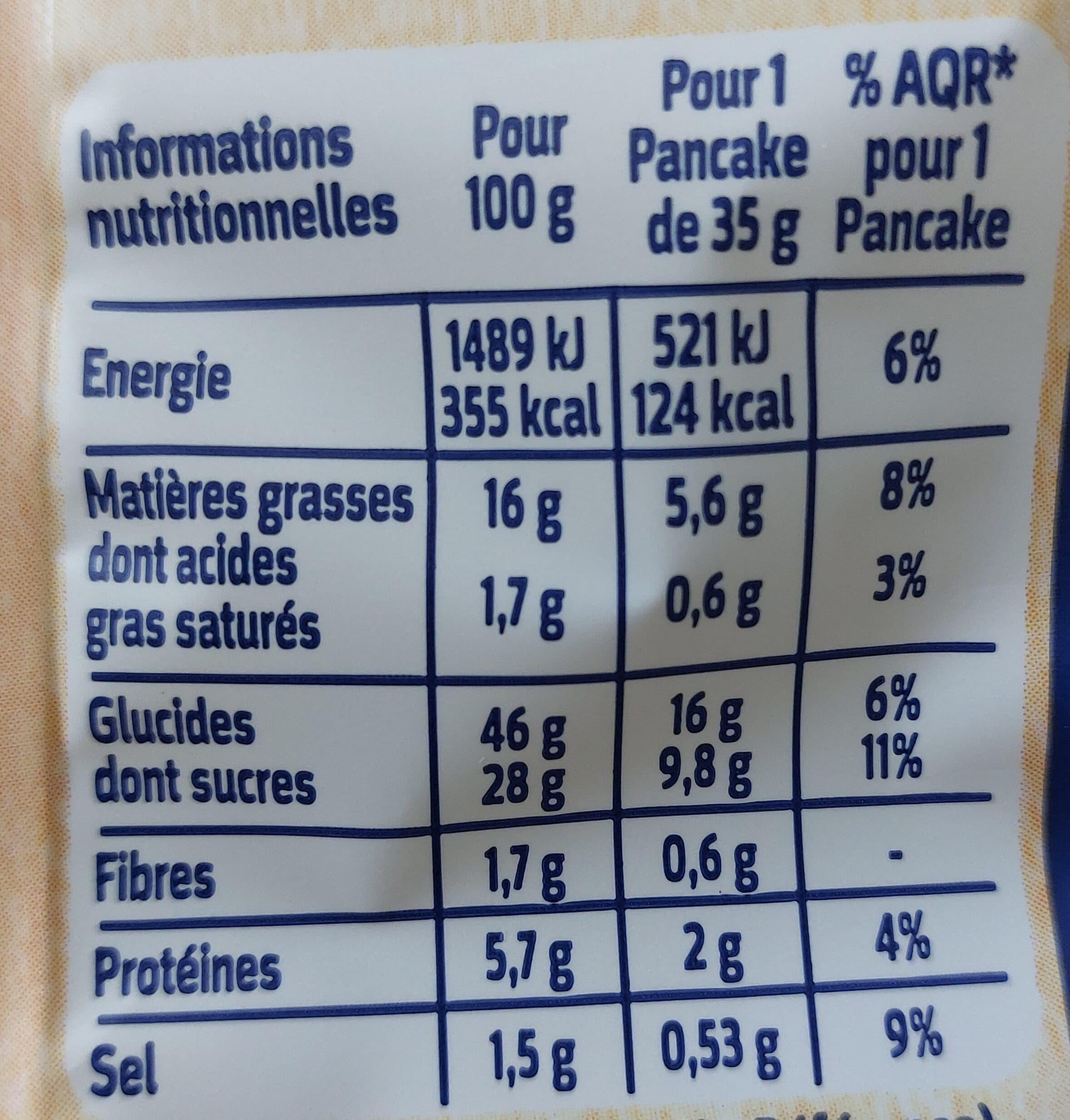 Pasquier Pancakes packshot