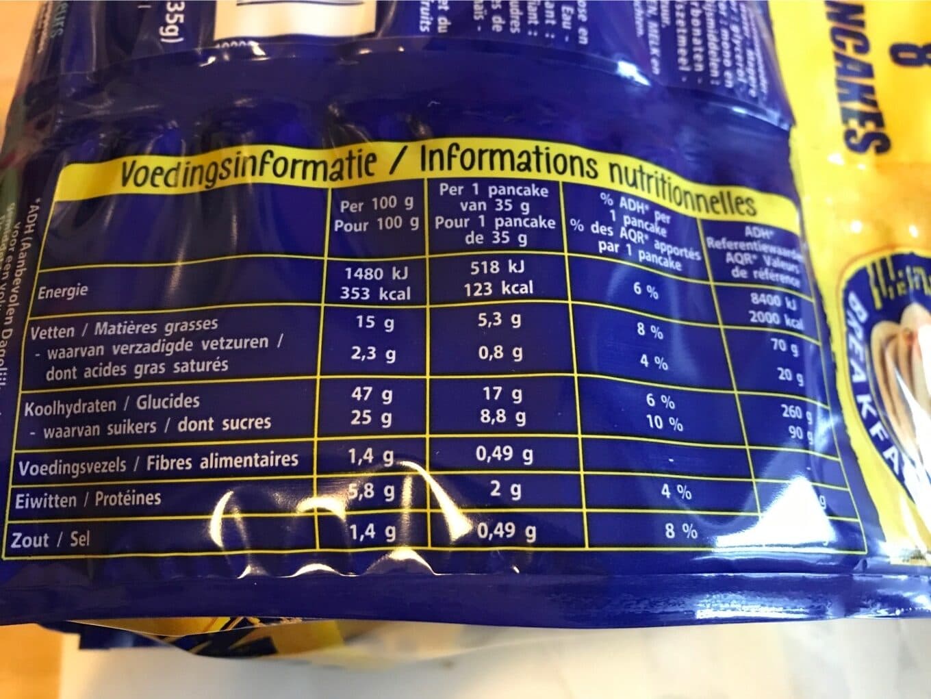 Pasquier Pancakes packshot