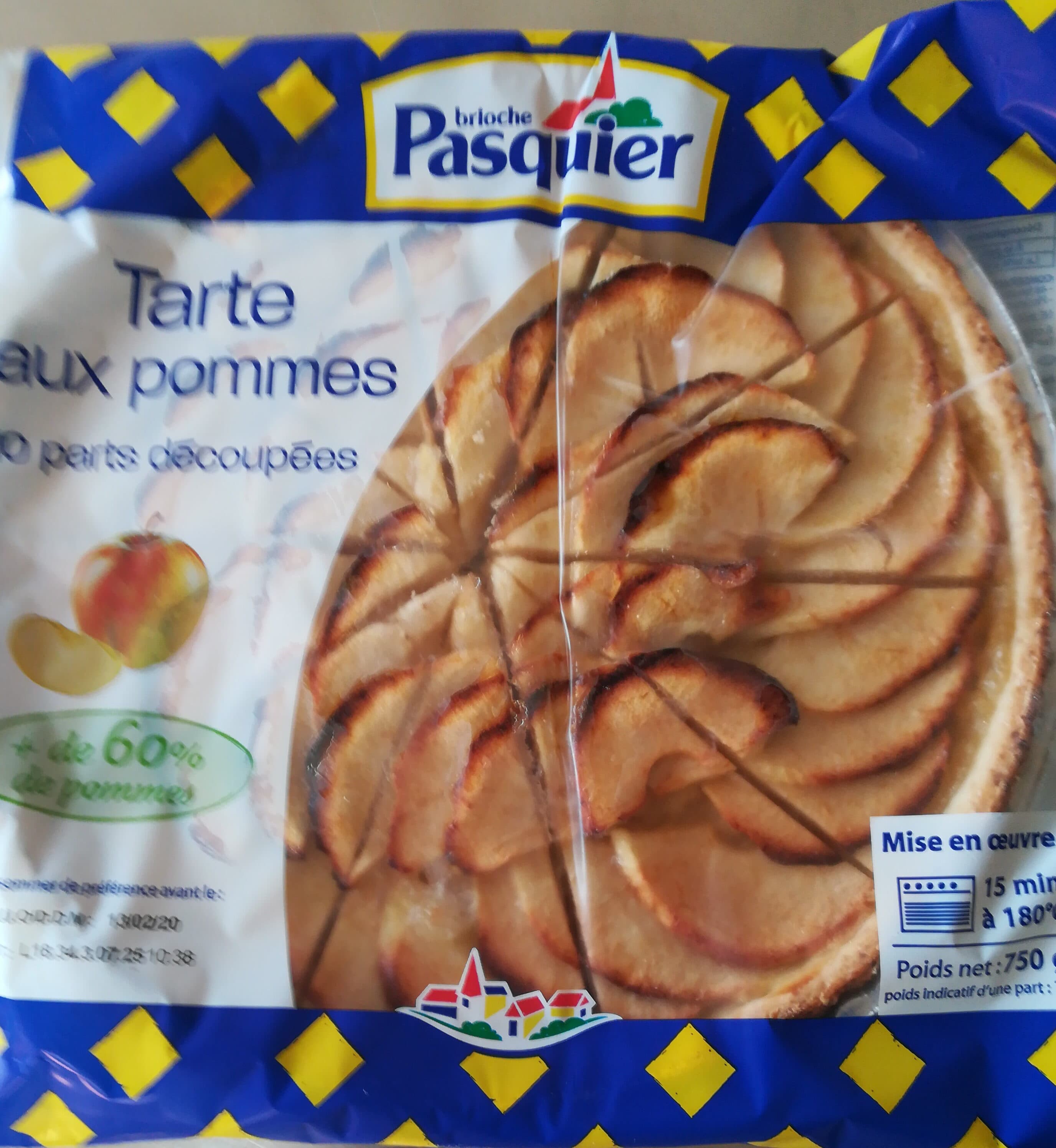 Pasquier 750G 10 Parts Tarte Aux Pommes Pasquier packshot
