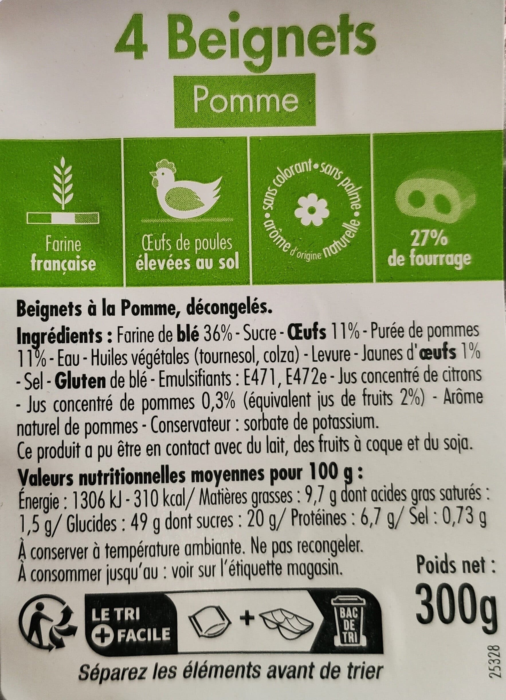Leclerc Beignet pomme packshot