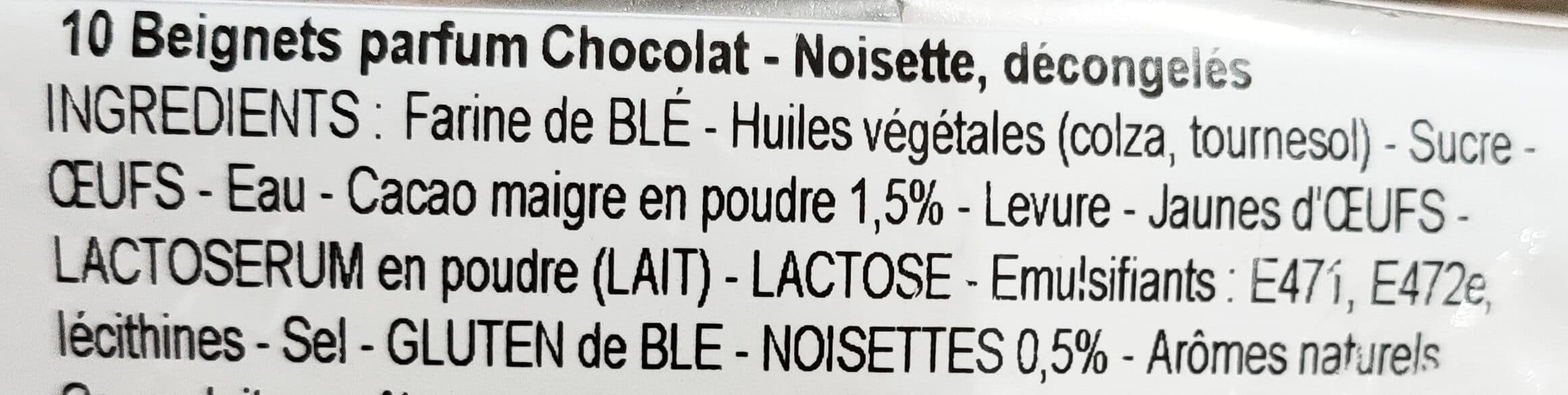 Pasquier inter 10 beignets parfum Chocolat-Noisette packshot