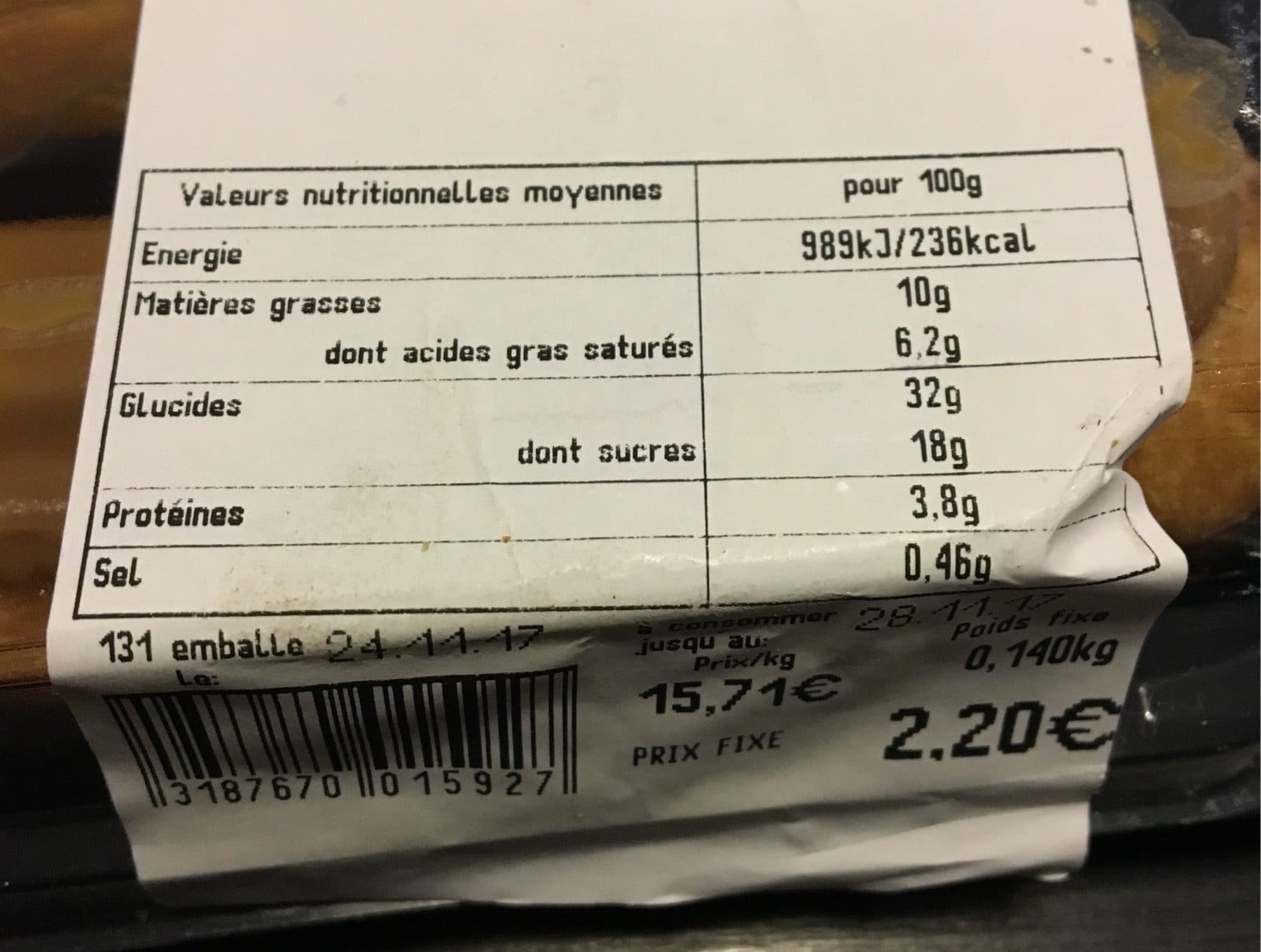 LECLERC 2 éclairs café packshot
