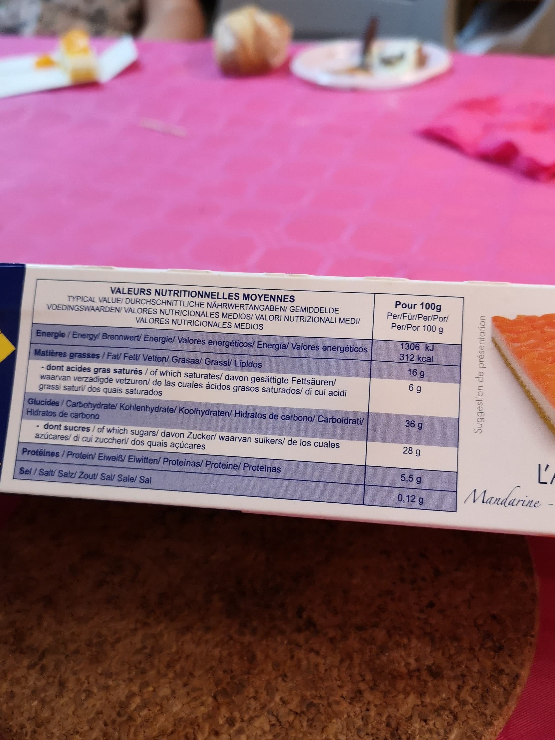 Brioche Pasquier L'agrume mandarine- nougat de montélimar packshot
