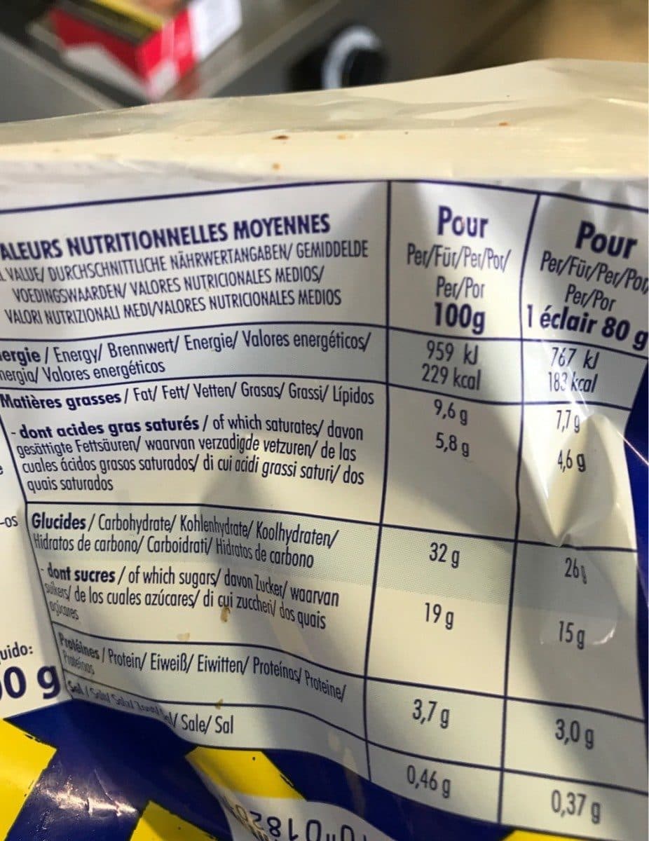 Brioche Pasquier Eclairs fondants packshot