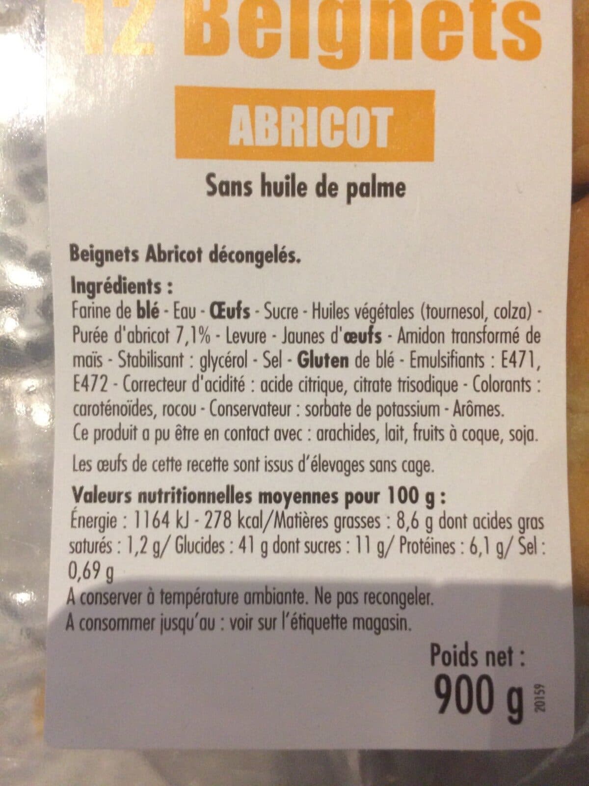 Open Food Facts Beignets aux Abricots packshot