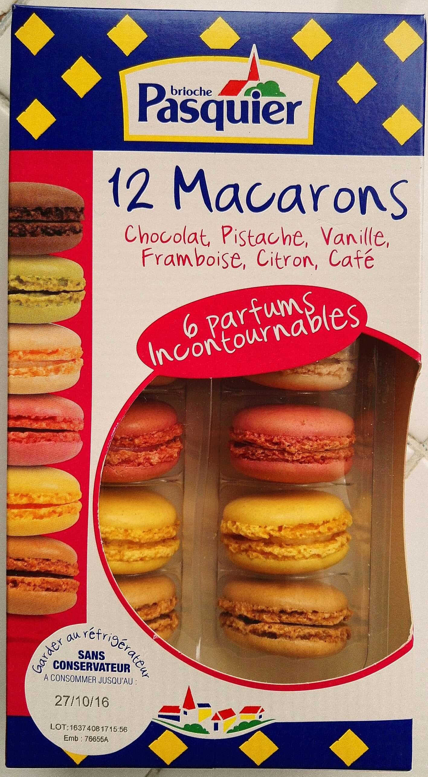Pasquier 12 macarons packshot