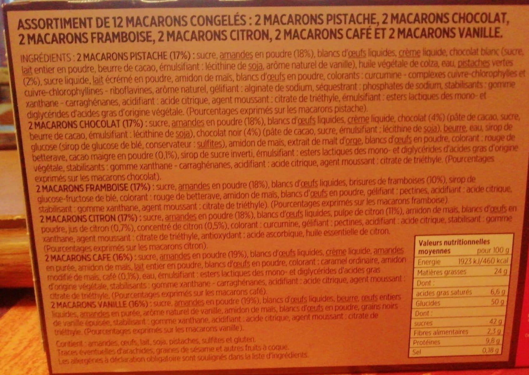 Toupargel Ma collection de 12 macarons packshot