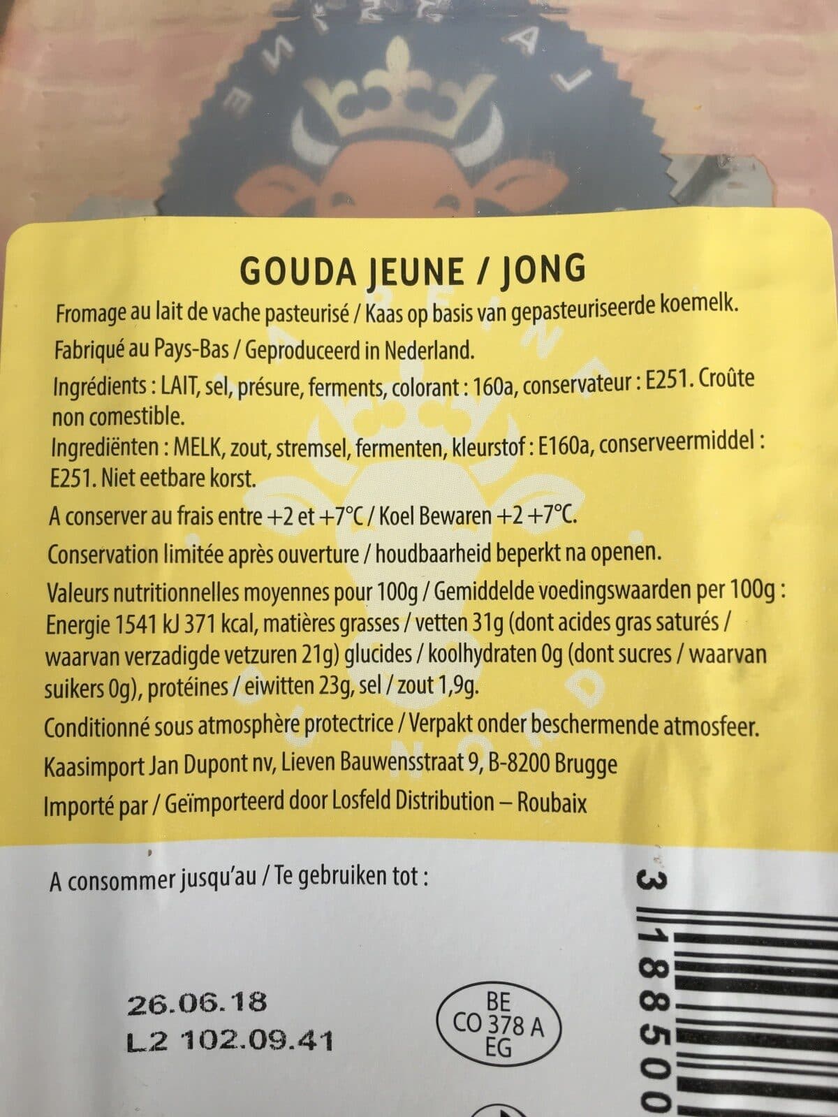 Open Food Facts Gouda packshot