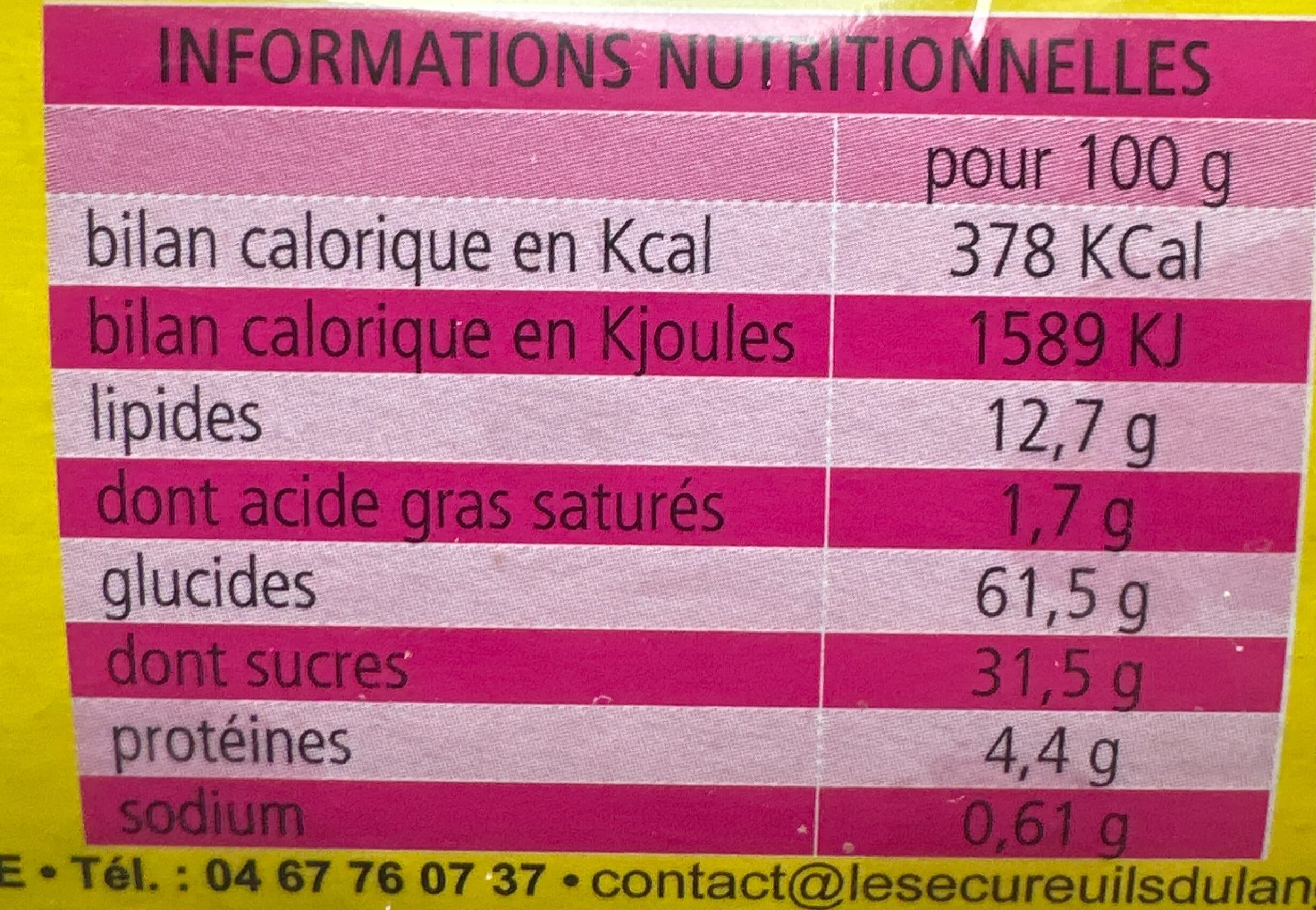 Les Ecureils Du Languedoc Les écureuils Cerise packshot