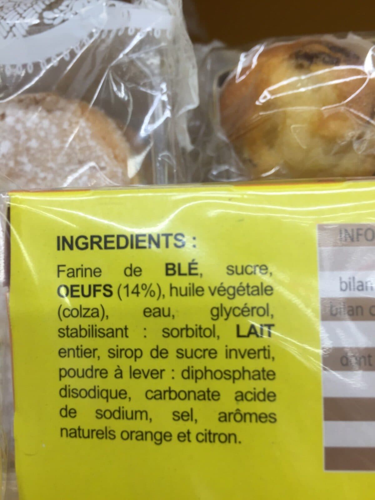Open Food Facts 10 madeleines packshot