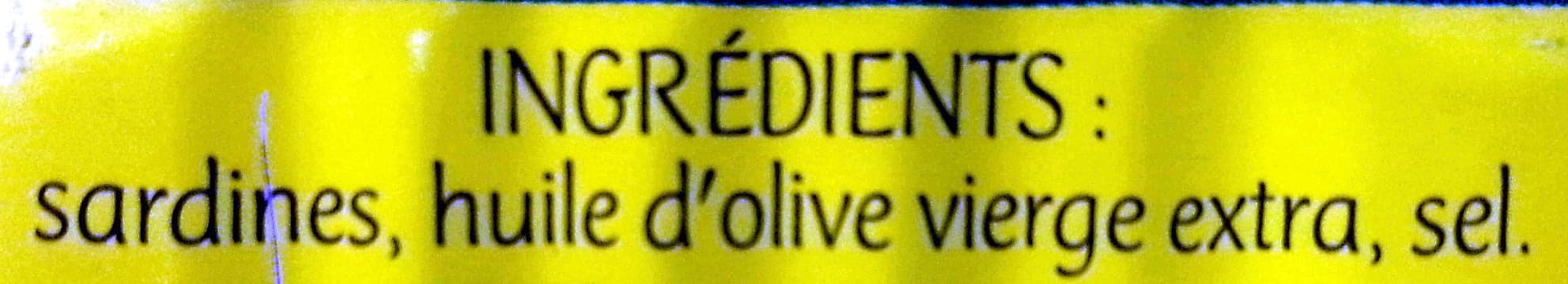 Le trésor des dieux Sardines à l'huile d'olive packshot