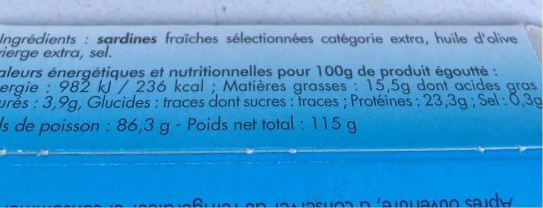 Confrerie De La Sardine De St Gilles Croix De Vie Sardine millésimées à l'huile d'olive vierge extra packshot