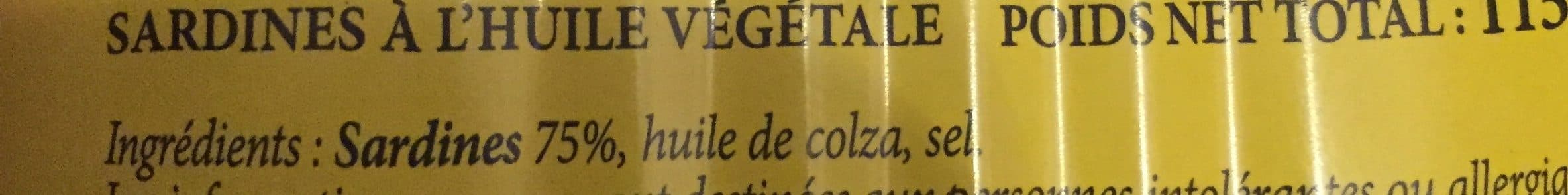 Les Dieux Sardine Les Dieux Huile végétal packshot
