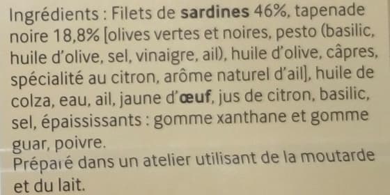 Les Dieux Les Tartinables (Sardines & Tapenade d'Olives) packshot