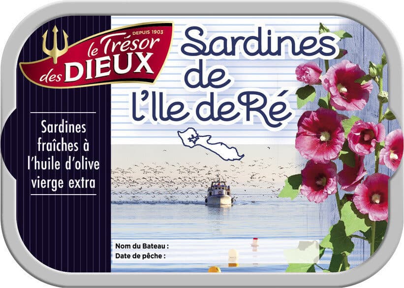 Le Trésor des Dieux 1/6 sardines de l'Île de Ré packshot