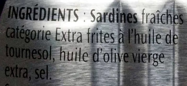 le Trésor des Dieux Sardines Label Rouge huile d'olive packshot