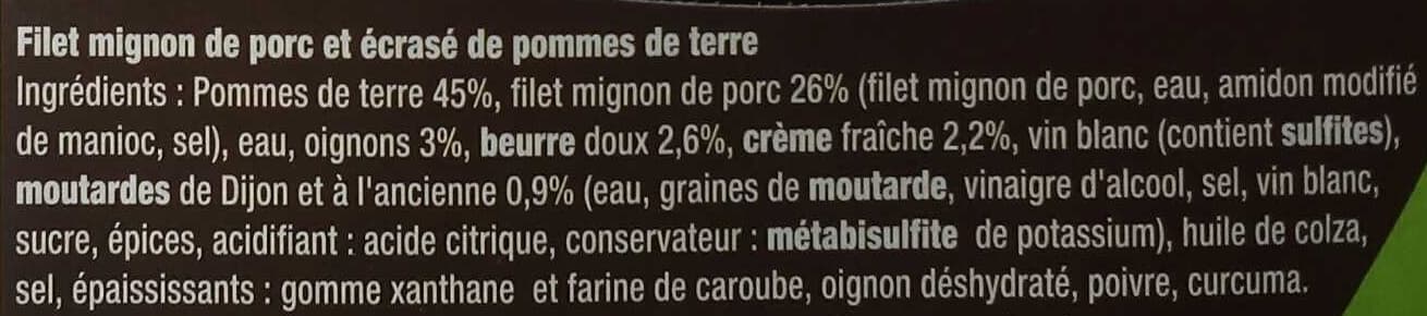 La Cuisine d'Océane Filet Mignon de Porc - Écrasé de pommes de terre packshot