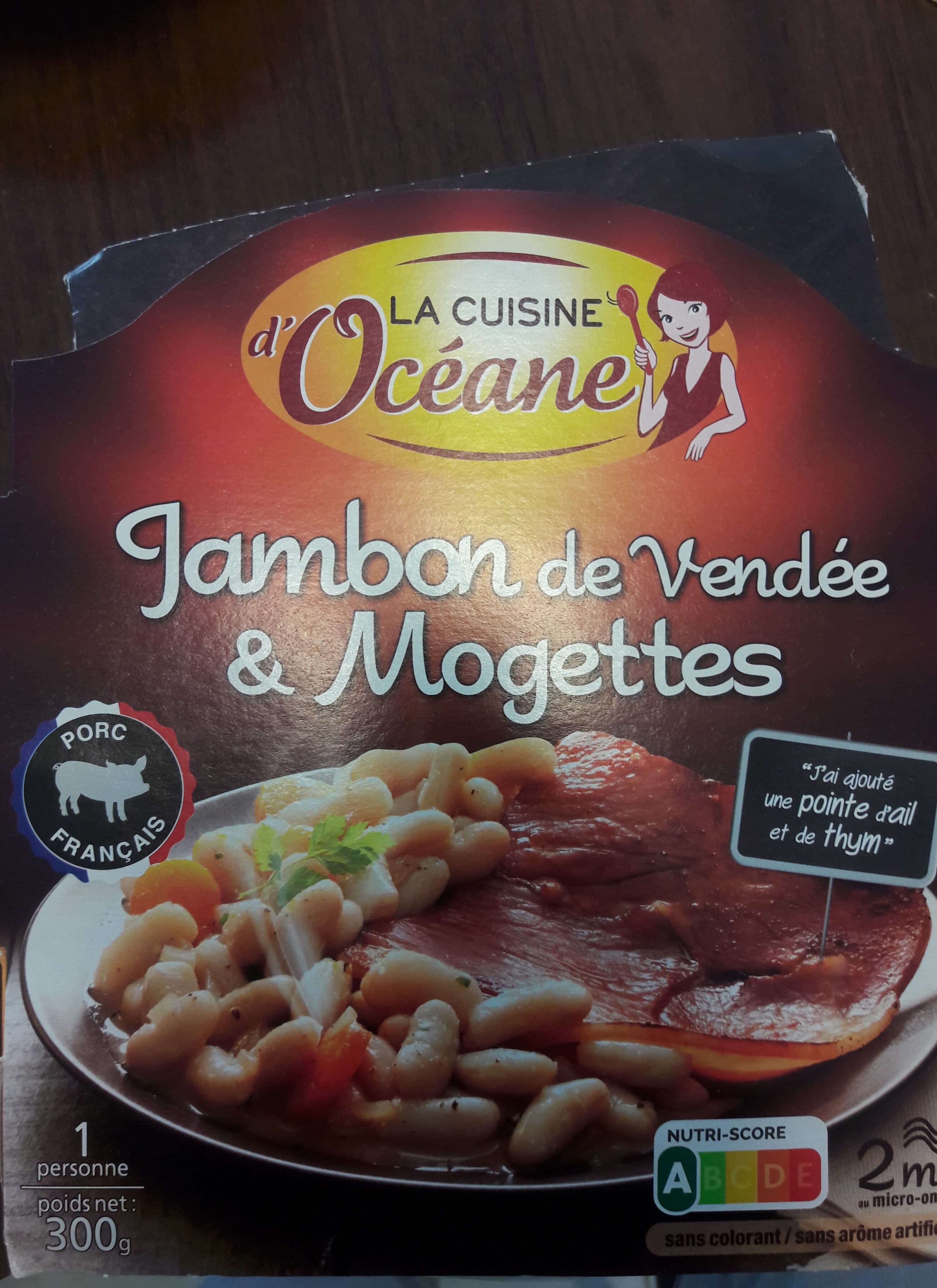 La Cuisine D'océane Jambon de Vendée et mojettes packshot