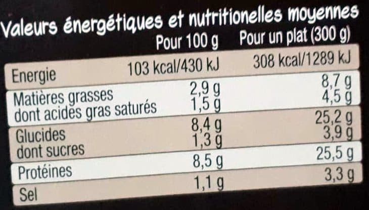 La Cuisine D'océane Jambon de Vendée et mojettes packshot