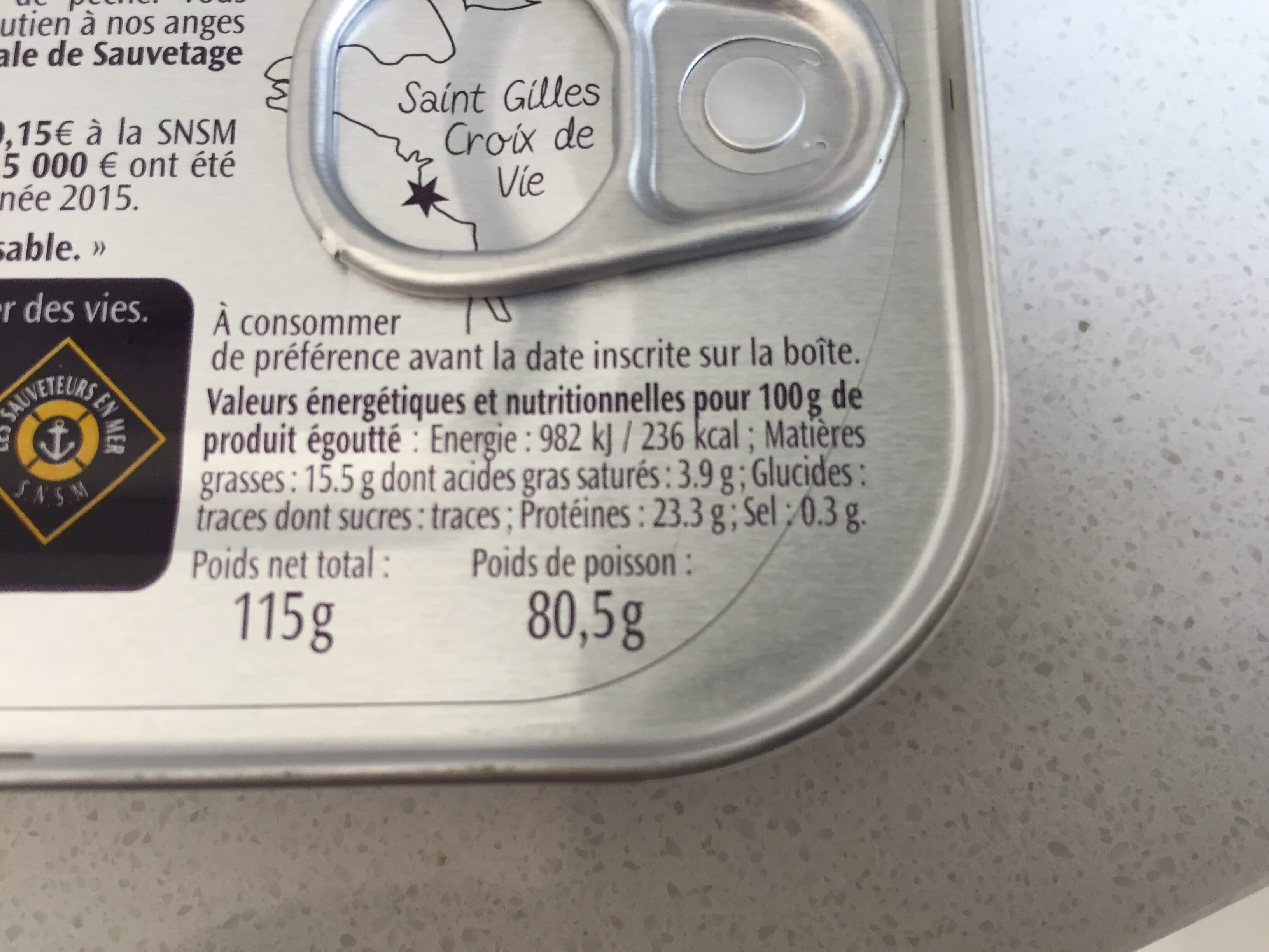 le trésor des dieux Fiers de nos sardines packshot