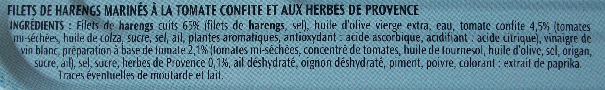 Le Trésor des Dieux Filets de Harengs(Tomate confite herbe de Provence)- packshot
