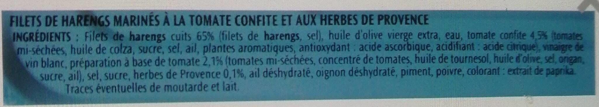 Le Trésor des Dieux Filets de Harengs(Tomate confite herbe de Provence)- packshot