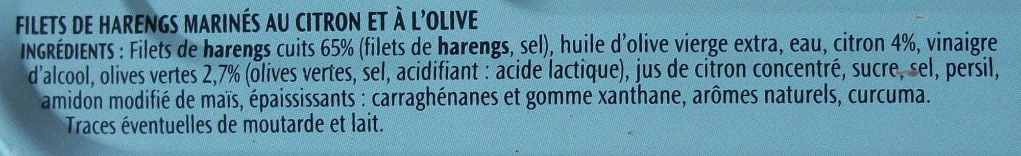 Le Trésor des Dieux Filets de Harengs (Olive et Citron, À l'Huile d'Olive) packshot